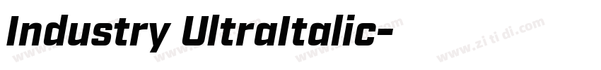 Industry UltraItalic字体转换 Industry UltraItalic字体转换